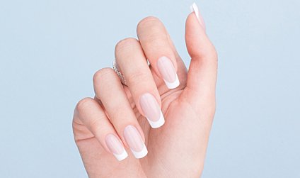 Gel Polish French manicure – step by step