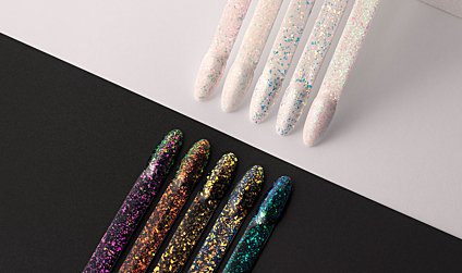 Bling nail decorations - use them to create dazzling nail designs!