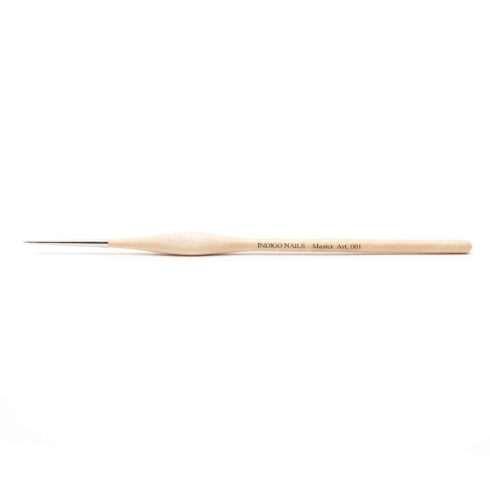 Brush Indigo Master Nail Art 001 (wooden handle)'