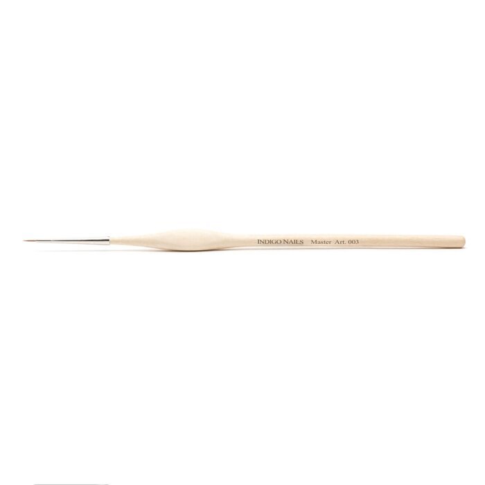 Brush Indigo Master Nail Art 003 (wooden handle)'