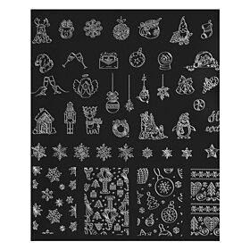 Winter 1 stamping plate