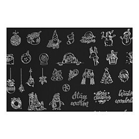 Winter 1 stamping plate