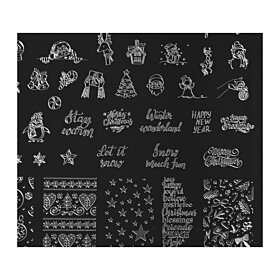 Winter 1 stamping plate