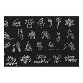 Winter 1 stamping plate