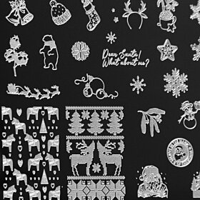 Blaszka do stempli Christmas 01