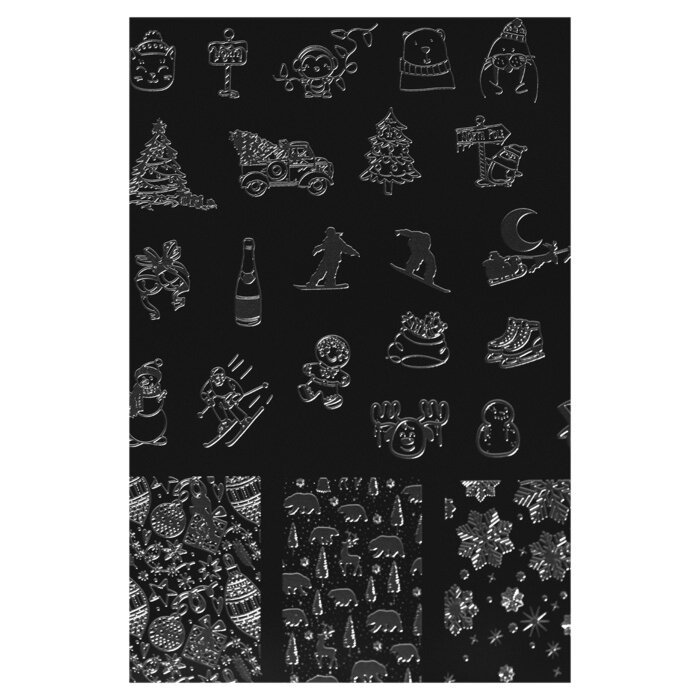 Winter 2 stamping plate