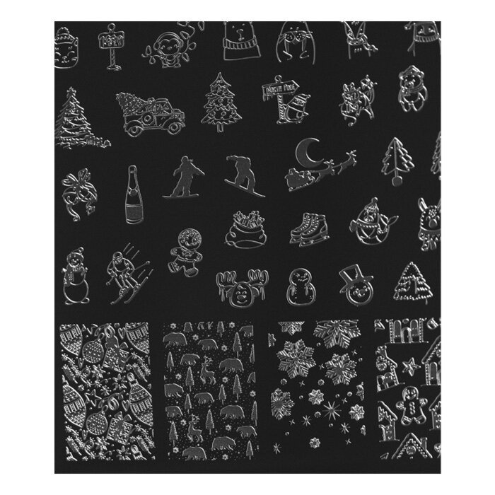 Winter 2 stamping plate