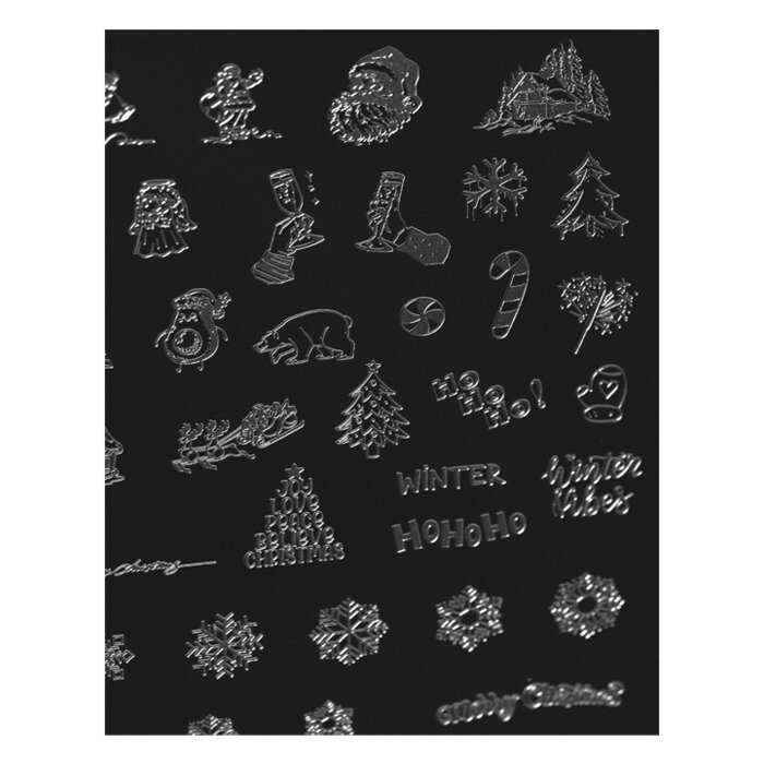 Winter 2 stamping plate