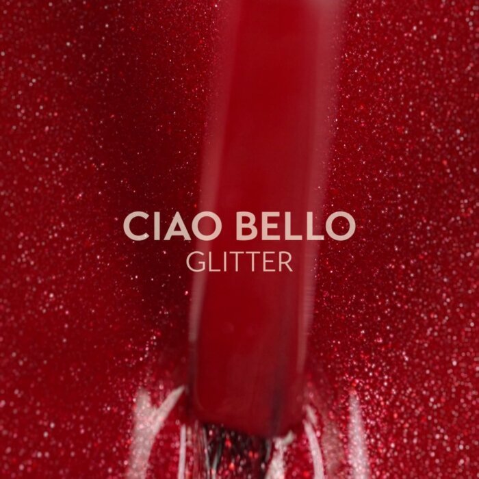 UV-Nagellack mit Glitzer Ciao Bello