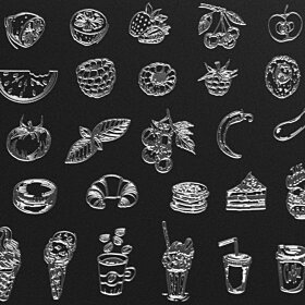 Blaszka do stempli Foodie 1