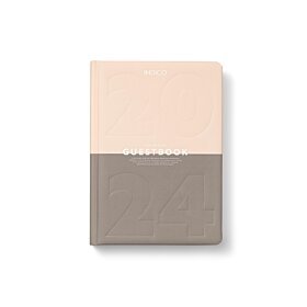 Kalender 2024 Täglich A5 - Rosa und grau