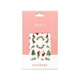 Nail stickers - mistletoe