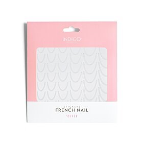 Naklejki do paznokci French - Silver