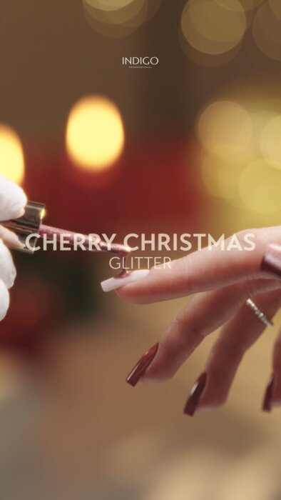 Cherry Christmas Gel Polish
