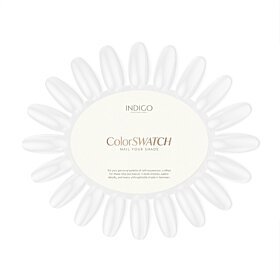 Oval Nail chart - wzornik z uniwersalną etykietą